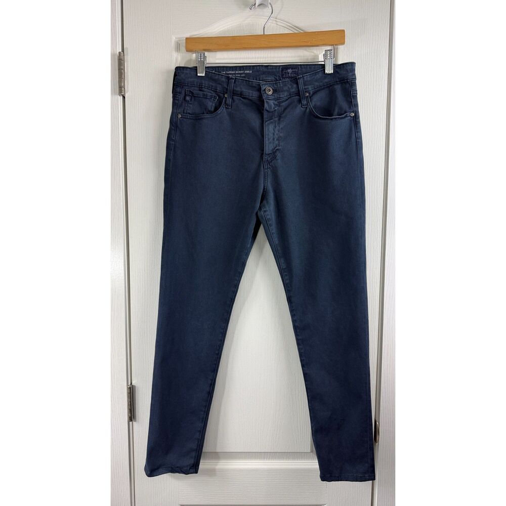 AG Adriano Goldschmied Farrah Skinny Ankle Jeans Womens 31R Blue High Rise